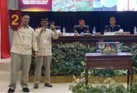 Rizky / Hamid Saat mendapatkan No paslon 2.(IST)