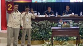 Rizky / Hamid Saat mendapatkan No paslon 2.(IST)