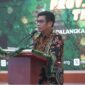 Kepala Diskominfosantik Kalteng Agus Siswadi saat memberikan sambutan.(IST)