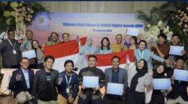 PENGHARGAAN: Indonesia meraih Sembilan penghargaan pada ASEAN Digital Awards 2025 yang dilaksanakan di Bangkok, Thailand, Kamis (16/1) malam.(IST)