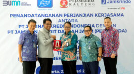 PT Jamkrindo memperkuat sinergi dan kolaborasi dengan lembaga penjaminan daerah (IST)