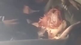 Foto : Tangkapan layar 2 korban diduga diserang buaya di Desa Lampuyang.(IST)