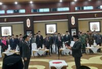 Pengukuhan oleh Wakil Gubernur Edy Pratowo.(IST)