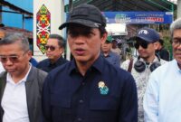 Menteri Lingkungan Hidup Hanif saat kunjungan kerja di Taman Nasional Sebangau.(IST)