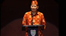 Sahli Ekkeubang Yuas Elko saat menyampaikan salam Gubernur Kalimantan Tengah.(IST)