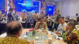 RAPAT: Suasana Rapat Koordinasi Pembina Samsat Tingkat Nasional Tahun 2025 di Ballroom Hotel Vasa Surabaya, Jawa Timur.  Surabaya, Selasa (25/2).(IST)