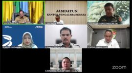 Menteri Dalam Negeri Tito Karnavian saat memberikan arahan melalui virtual.(IST)