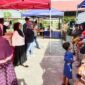 PANGAN MURAH : Susanan Gerakan Pangan Murah yang digelar di halaman kantor Dinas Ketahanan Pangan Provinsi Kalteng. Jl. Willem AS No. 09 Palangka Raya, Rabu (5/2).(IST)