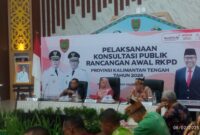 Sri Widanarni dalam forum konsultasi Publik Rancangan Awal RKPD Kalteng 2026 di Aula Bapperida.(IST)