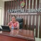 SAMBUTAN : Kepala Bapperida Provinsi Kalteng Leonard S.Ampung saat menyampaikan sambutan secara online pada rapat koordinasi pada Jumat (31/1).(IST)
