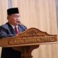 SAMBUTAN: Bupati Kotim Halikinnor saat memberikan sambutan dalam rapat paripurna DPRD Kotim, Senin (10/2).(IST)