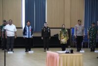 HADIRI : Plh. Sahli Bidang Pemkumpol saat mengikuti acara Pelantikan Satgas P3H Kejati Kalteng Tahun 2025, Kamis (23/1).(IST)
