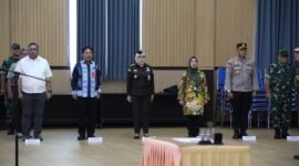 HADIRI : Plh. Sahli Bidang Pemkumpol saat mengikuti acara Pelantikan Satgas P3H Kejati Kalteng Tahun 2025, Kamis (23/1).(IST)