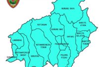 Peta Provinsi Kalimantan Tengah, Sumber: internet