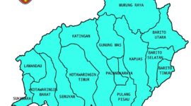 Peta Provinsi Kalimantan Tengah, Sumber: internet