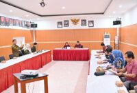 TERIMA : Dinas Pendidikan Provinsi Kalteng saat menerima kunjungan dari Pusat Analisis Keparlemenan Badan Keahlian DPR RI, Kamis (20/2).(IST)