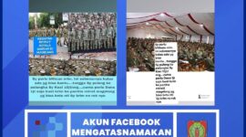 POSTINGAN : Postingan akun facebook yang mengatasnamakan Gubernur Provinsi Kalteng Agustiar Sabran.(IST)