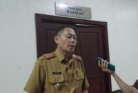 Yuas Elko saat diwawancarai awak media.(IST)