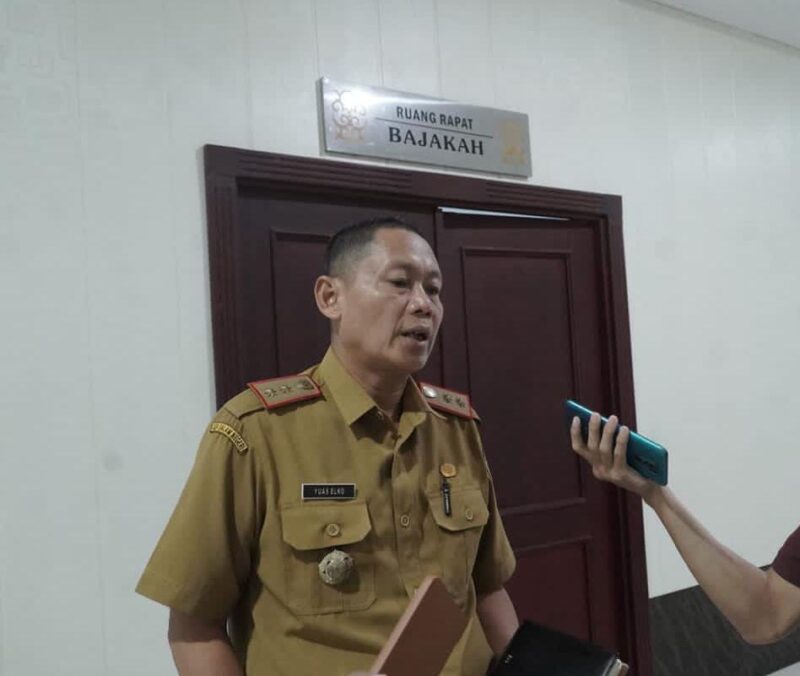 Yuas Elko saat diwawancarai awak media.(IST)