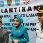 Gubernur Agustiar Sabran, Ketua TP-PKK Kalteng serta Bupati Lamandau Rizky.(IST)