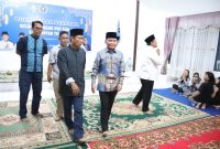 Suasana berbuka puasa bersama di kantor PWI Kalteng.(IST)