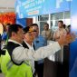 KUNJUNGAN : Gubernur Provinsi Kalteng H. Agustiar Sabran saat melakukan monitoring dan kunjungan ke Bandara Tjilik Riwut Palangka Raya, Sabtu (22/3).(IST)