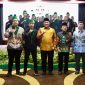 Wagub Edy Pratowo bersama Pengurus HMI Kalteng.(IST)