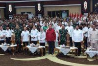 IKUTI : Kadis TPHP Provinsi Kalteng, Sunarti saat mengikuti Rakor LTT dan Sosialisasi Inpres Nomor 3 Tahun 2025 yang dilaksanakan di Aula Jayang Tingang, Kantor Gubernur Kalteng, Rabu (19/3).(IST)