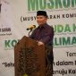 SAMBUTAN : Gubernur Provinsi Kalteng H. Agustiar Sabran saat menyampaikan sambutan pada acara Muskomda Pemuda Katolik Kalteng di salah satu Hotel di Palangka Raya, Sabtu (15/3).(IST)