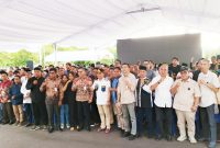 Berfoto bersama insan Pers Kalimantan Tengah.(IST)