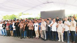 Berfoto bersama insan Pers Kalimantan Tengah.(IST)