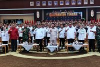 Menteri Pertanian Andi Amran Sulaiman, bersama Unsur Forkopimda serta penyuluh pertanian.(IST)
