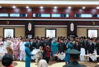 Momen pelantikan Norol Latifah Rizky Aditya Putra.(IST)