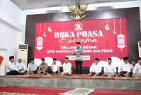 Gubernur Kalteng bersama DPD partai Gerindra.(IST)