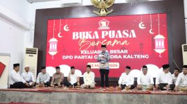 Gubernur Kalteng bersama DPD partai Gerindra.(IST)
