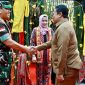 SAMBUT: Wakil Gubernur Kalteng H.Edy Pratowo saat menyambut kedatangan Panglima Kodam XII/Tanjungpura di Bandara Tjilik Riwut Palangka Raya, Senin (17/3).(IST)