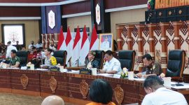 Gubernur bersama Unsur Forkopimda dalam rapat Koordinasi.(IST)
