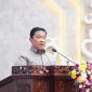 PIDATO : Wakil Gubernur Provinsi Kalteng, Edy Pratowo saat menyampaikan pidato Gubernur saat rapat paripurna di DPRD Kalteng, Jumat (7/3).(IST)