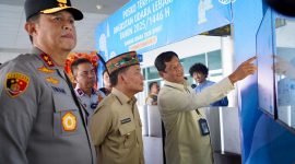 Gubernur Kalimantan Tengah Agustiar Sabran saat Pengecekan pelayanan di Bandara.(IST)