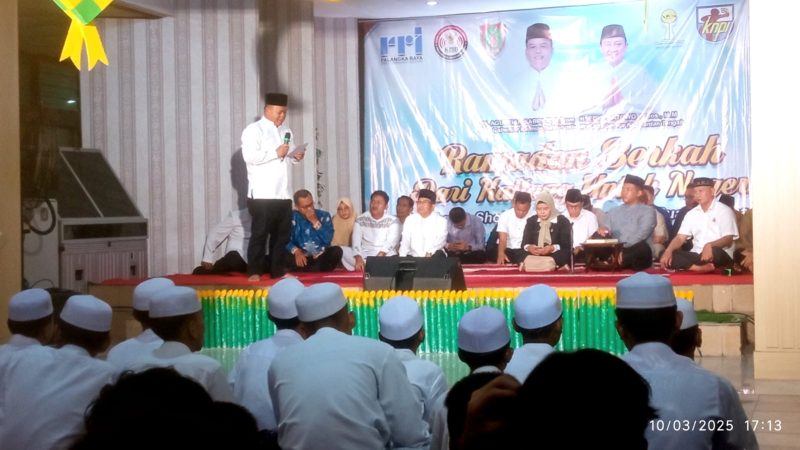 Maskur saat menyampaikan salam Gubernur Kalimantan Tengah.(IST)