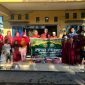 BAKTI SOSIAL : Anggota PPNI Kabupaten Kotim saat menyambangi salah satu panti asuhan untuk memberikan bantuan sembako, pada kegiatan PPNI PEDULI, Senin (17/3).(IST)