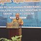 SAMBUTAN : Plh Asisten Pemkesra, Maskur saat membacakan sambutan Gubernur Provinsi Kalteng digelar di Ballroom Hotel Luwansa Palangka Raya, Senin (28/4).(IST)