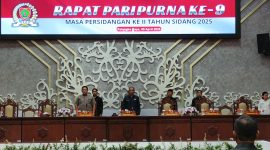 MENGHADIRI - Wakil Gubernur Kalimantan Tengah Edy Pratowo saat menghadiri Rapur DPRD Kalteng, bersama Ketua DPRD Arton S. Dohong, turut hadir Unsur Forkopimda.(IST)