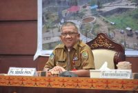 ASISTENSI - Plt. Sekda Kalteng Katma menerangkan pentingnya pemetaan batas kecamatan yang legal, akurat, dan tertib administrasi.(IST)