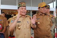 Gubernur Kalimantan Tengah Agustiar Sabran saat diwawancara.(IST)