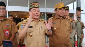 Gubernur Kalimantan Tengah Agustiar Sabran saat diwawancara.(IST)