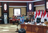 ARAHAN - Gubernur Kalimantan Tengah Agustiar Sabran saat memberikan arahan dalam Musrenbang RKPD 2026 kepada Bupati dan Wali kota se-Kalteng.(IST)