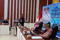 KONSULTASI PUBLIK - Plt. Sekda Kalteng Katma F. Dirun saat membukan forum pembahasan Rencana Awal RPJMN 2025-2029.(IST)