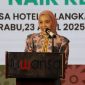 MENDUKUNG - Ketua Dekranasda Kalteng Thisia dukung IKM/UKM melalui berbagai pelatihan.(IST)