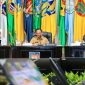 MENGIMBAU - Menteri Dalam Negeri Tito Karnavian saat memimpin Rakornas pengendalian Inflasi secara Virtual.(IST)